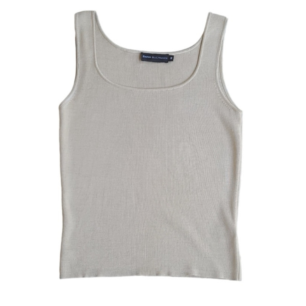 Dana Buchman Tank Top Size M Gold